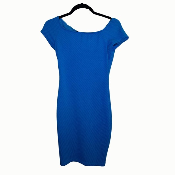 Bisou Bisou Dresses & Skirts - Bisou Bisou Blue Pencil Bodycon Dress Size 4
